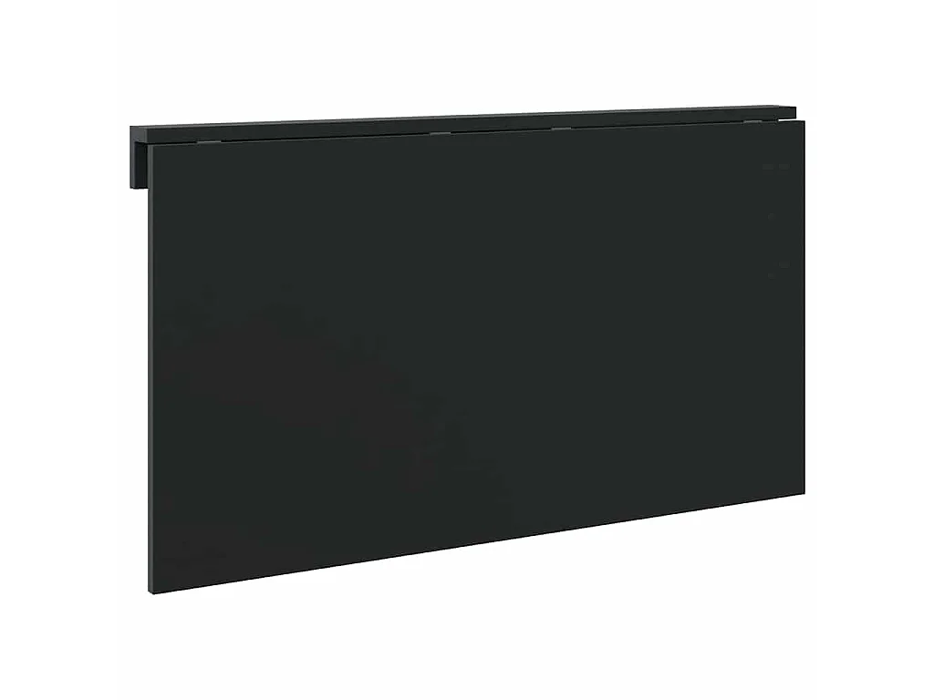 Wandtafel inklapbaar 100x60x56 cm bewerkt hout zwart