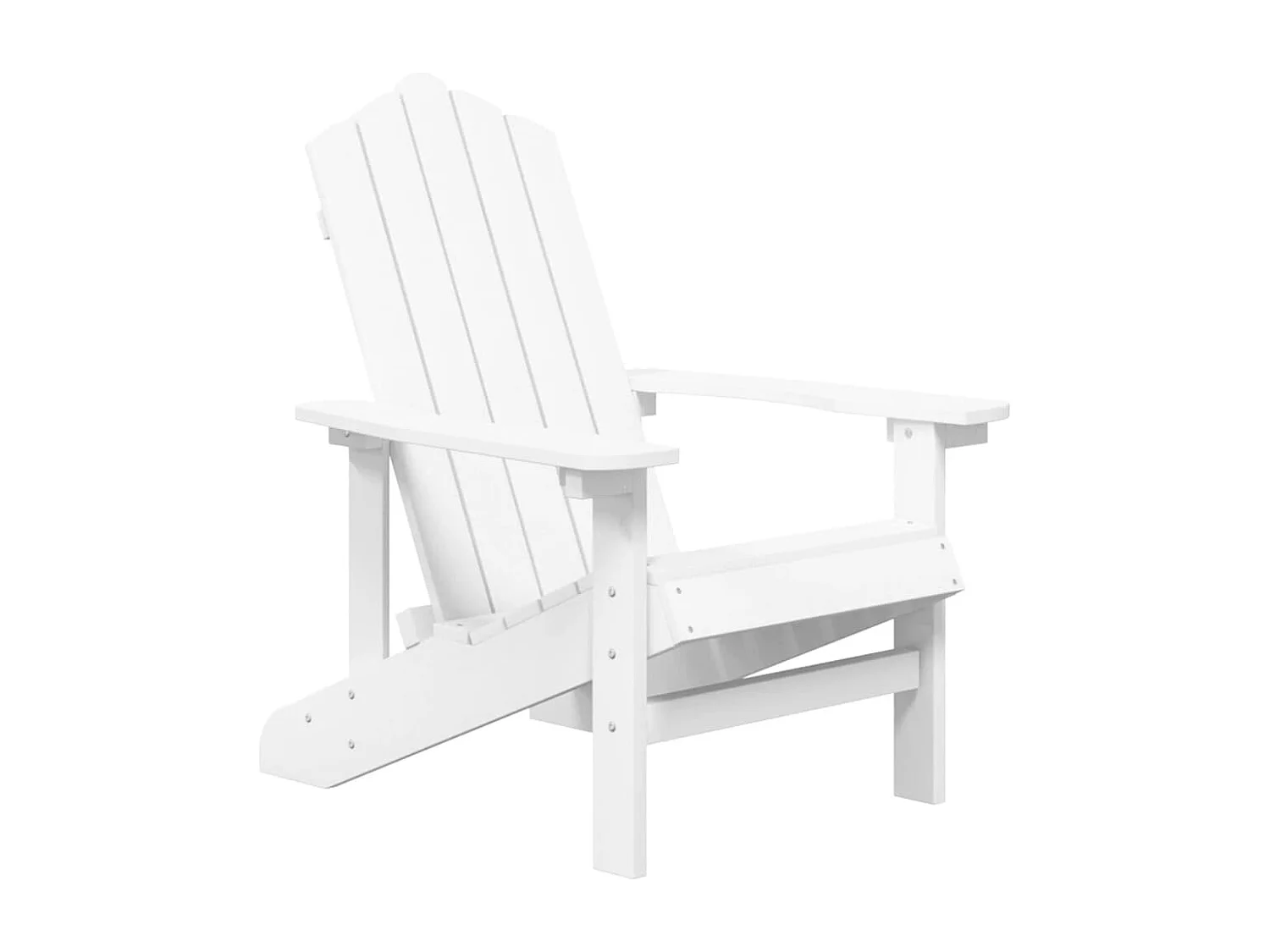 Adirondack-Gartenstuhl HDPE Weiß