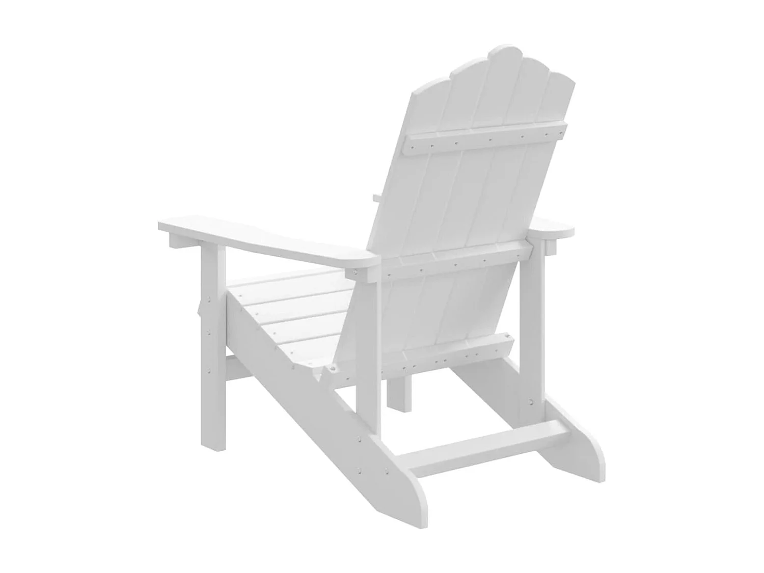 Adirondack-Gartenstuhl HDPE Weiß