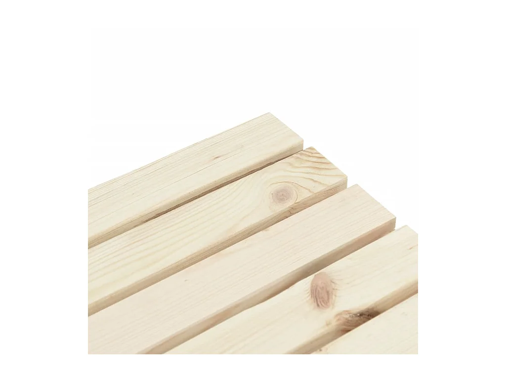 Banc de jardin 2 places bois de sapin massif