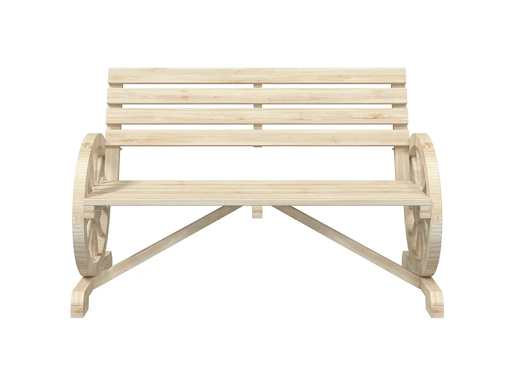 Tuinbankje 2-zits massief vurenhout
