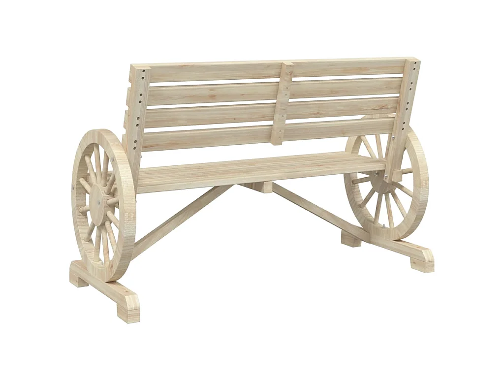 Tuinbankje 2-zits massief vurenhout