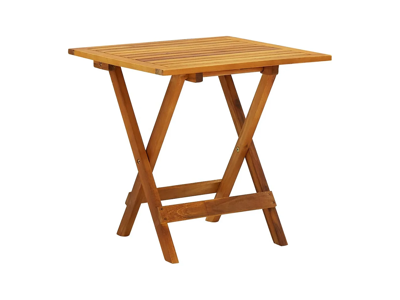 Tavolo da Bistrot 46x46x47 cm in Legno Massello di Acacia