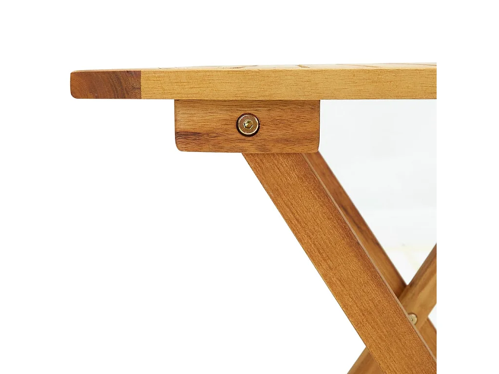 Bistrotisch 46x46x47 cm Massivholz Akazie