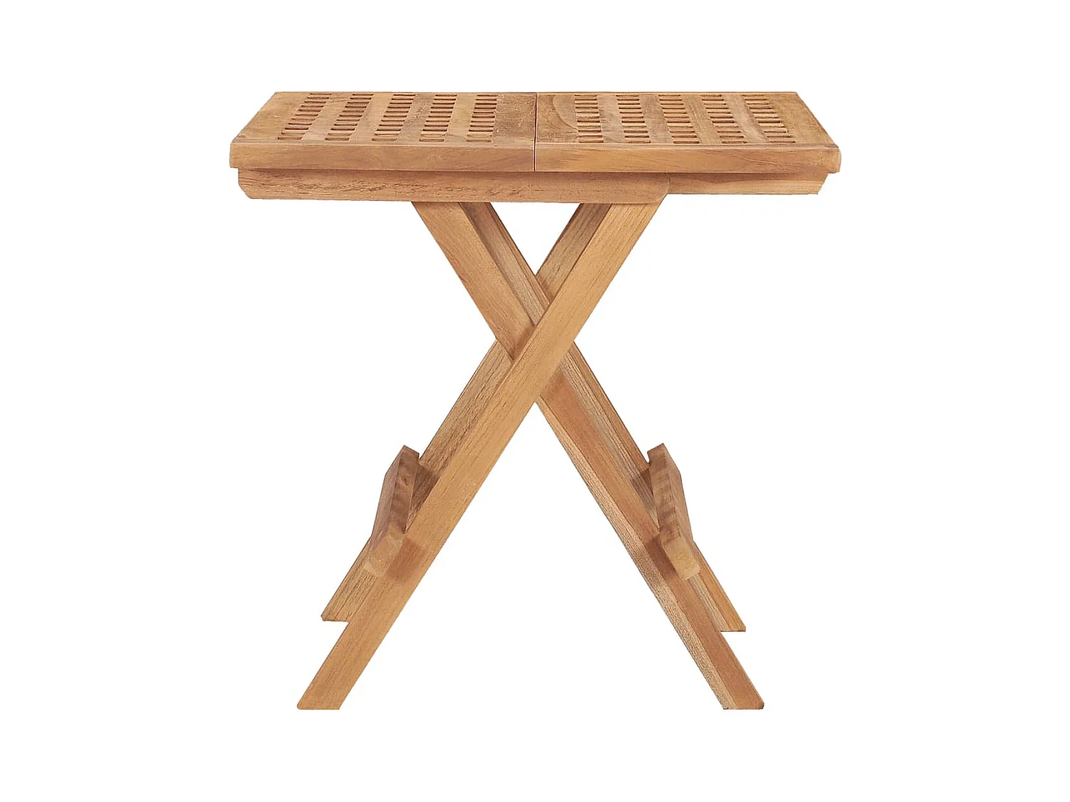 Table pliable de jardin 50x50x50 cm Bois de teck solide