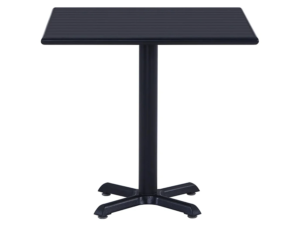 Gartentisch Schwarz 80x80x75 cm