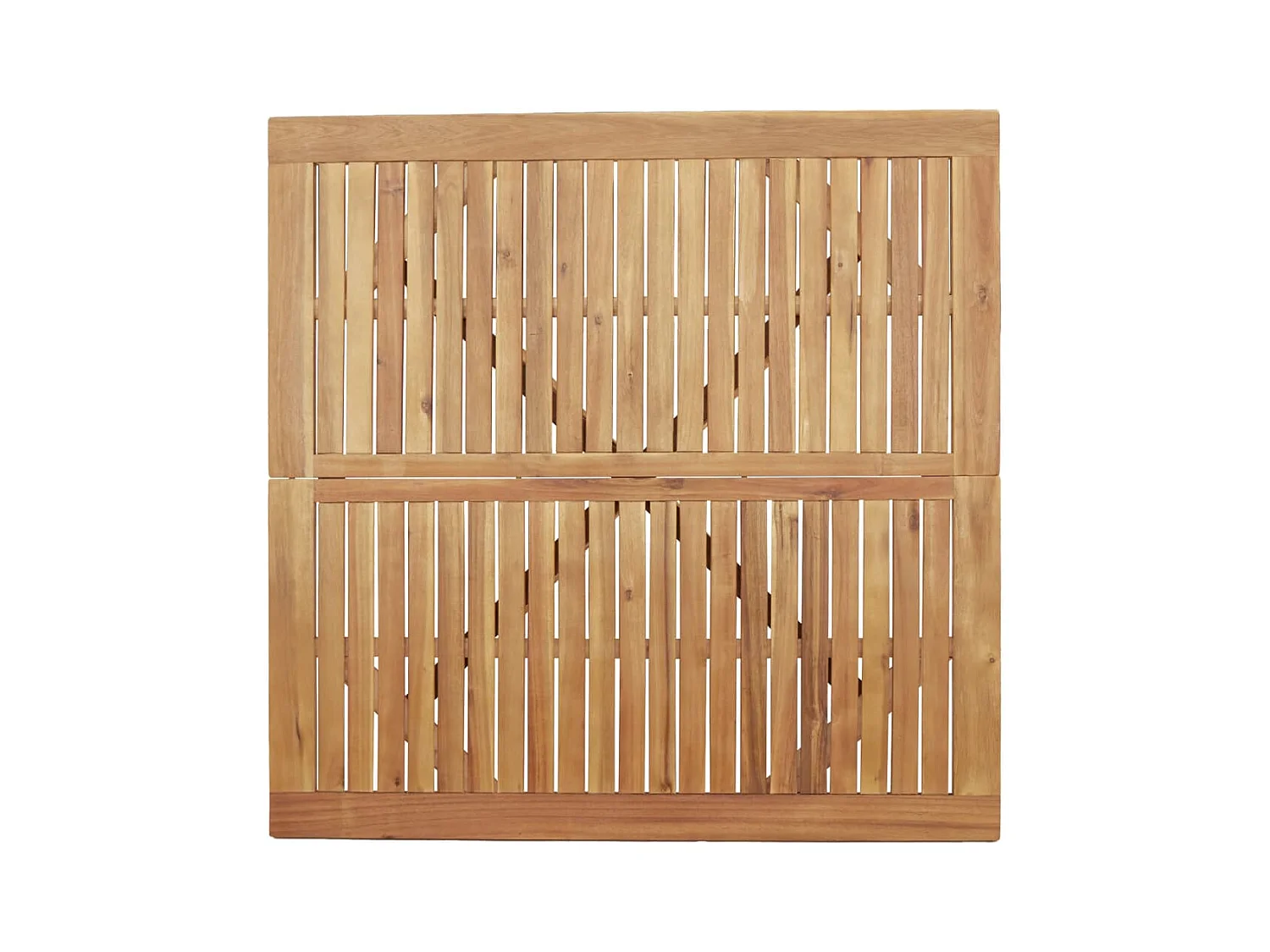 Tavolo da Giardino Quadrato 110x110x75 cm Legno Massello Acacia