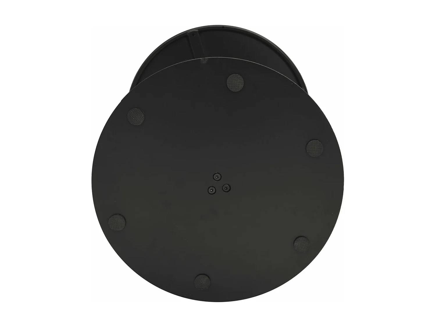 Tuintafel rond Ø60x105 cm staal zwart