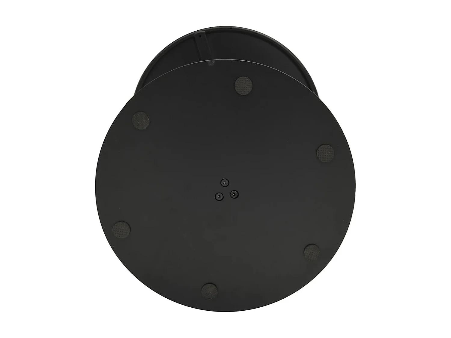 Tuintafel rond Ø60x105 cm staal zwart