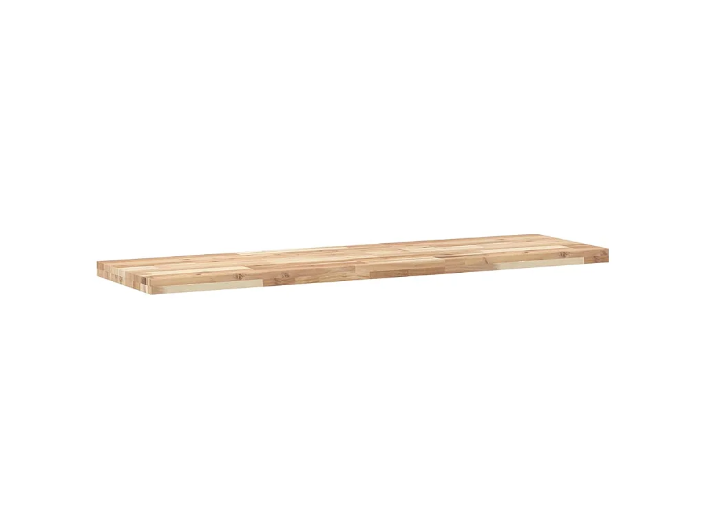 Dessus de meuble de salle de bain non traité bois d'acacia