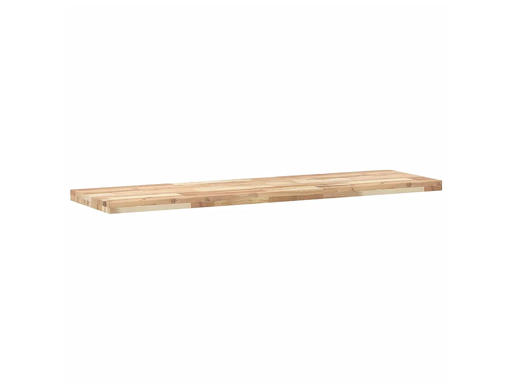 Dessus de meuble de salle de bain non traité bois d'acacia