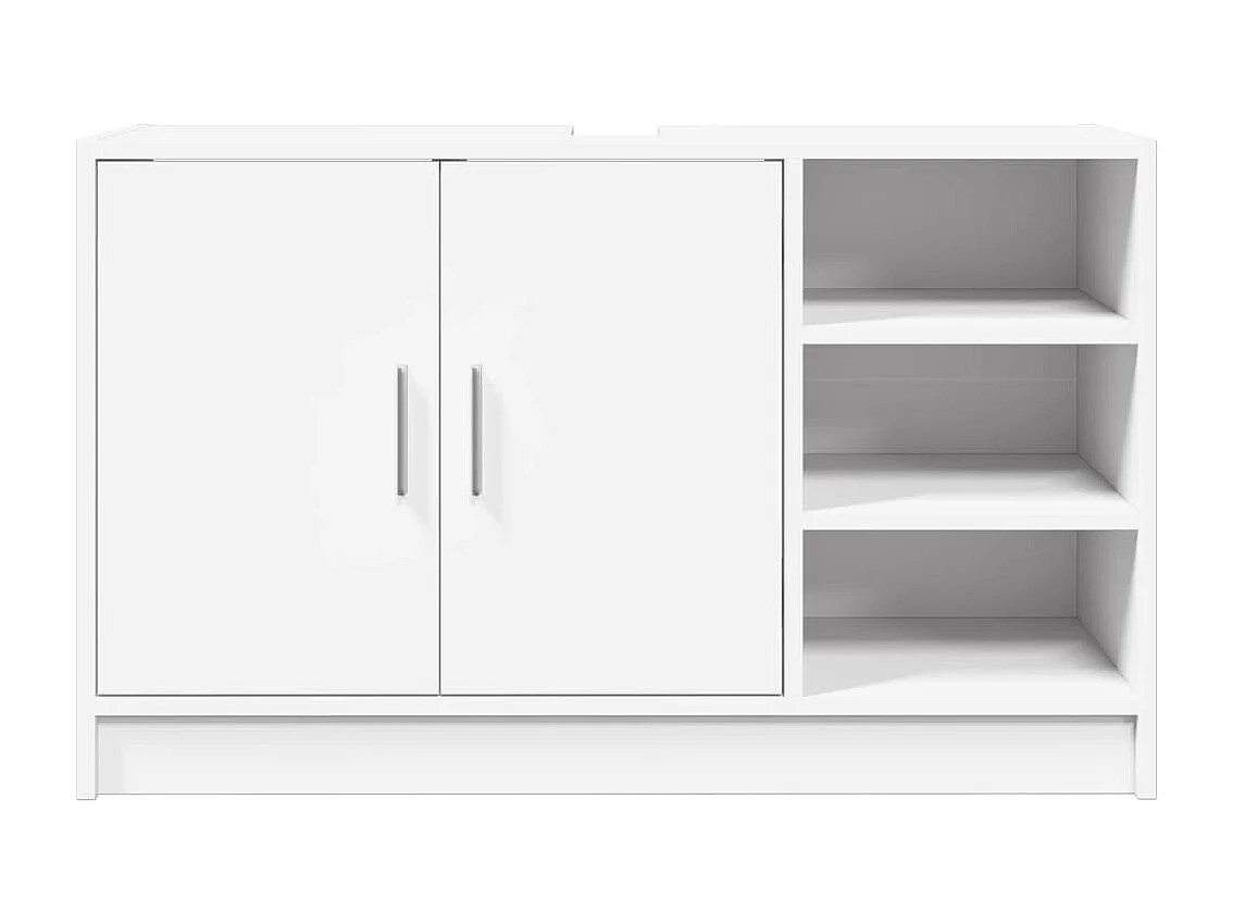 Armoire d'évier blanc 90x29x55 cm bois d'ingénierie