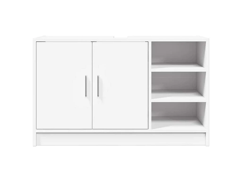 Mobile Lavabo Bianco 90x29x55 cm in Truciolato