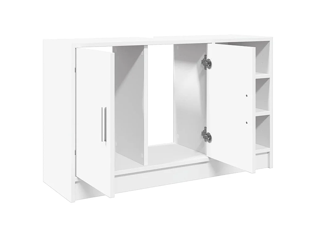 Mobile Lavabo Bianco 90x29x55 cm in Truciolato