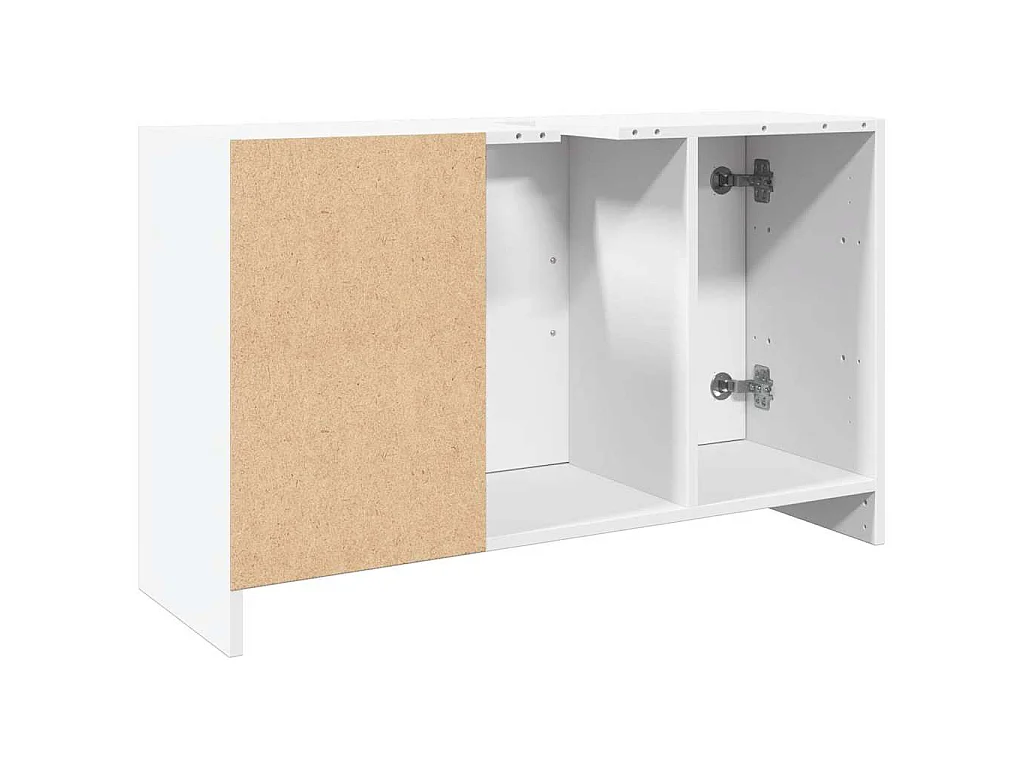 Mobile Lavabo Bianco 90x29x55 cm in Truciolato