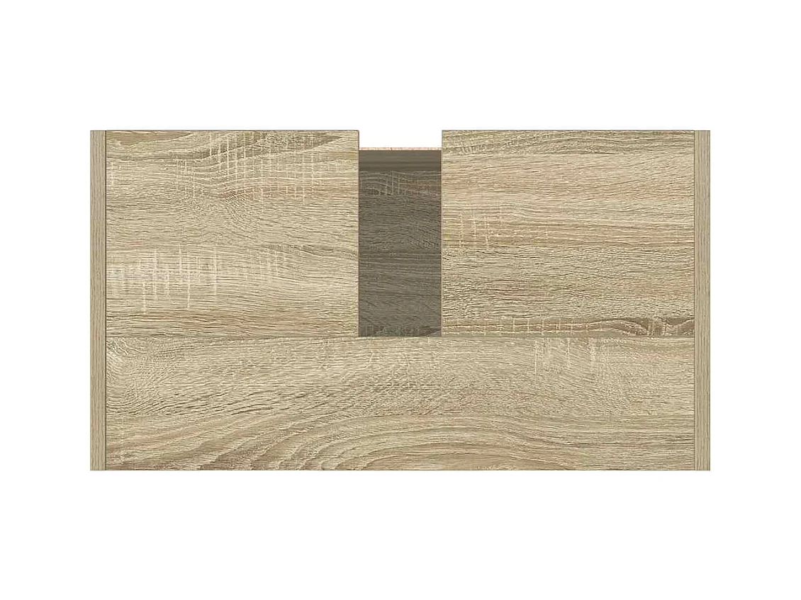 Armoire de bain chêne sonoma 58x33x60 cm bois d'ingénierie