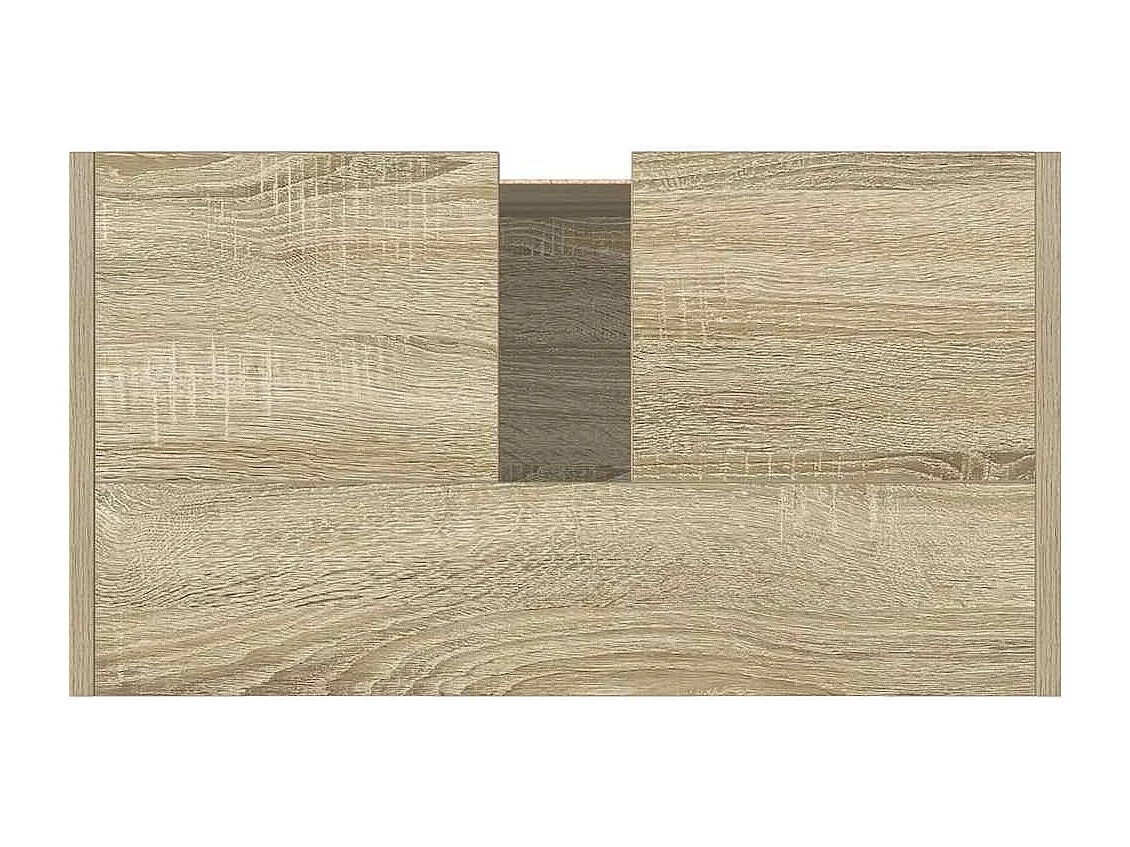 Armoire de bain chêne sonoma 58x33x60 cm bois d'ingénierie