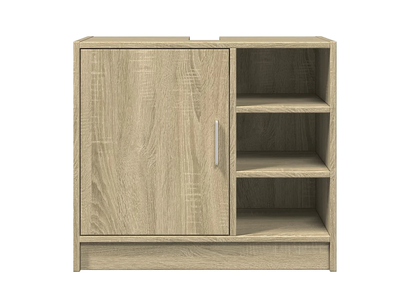 Armoire d'évier chêne sonoma 63x29x55 cm bois d'ingénierie