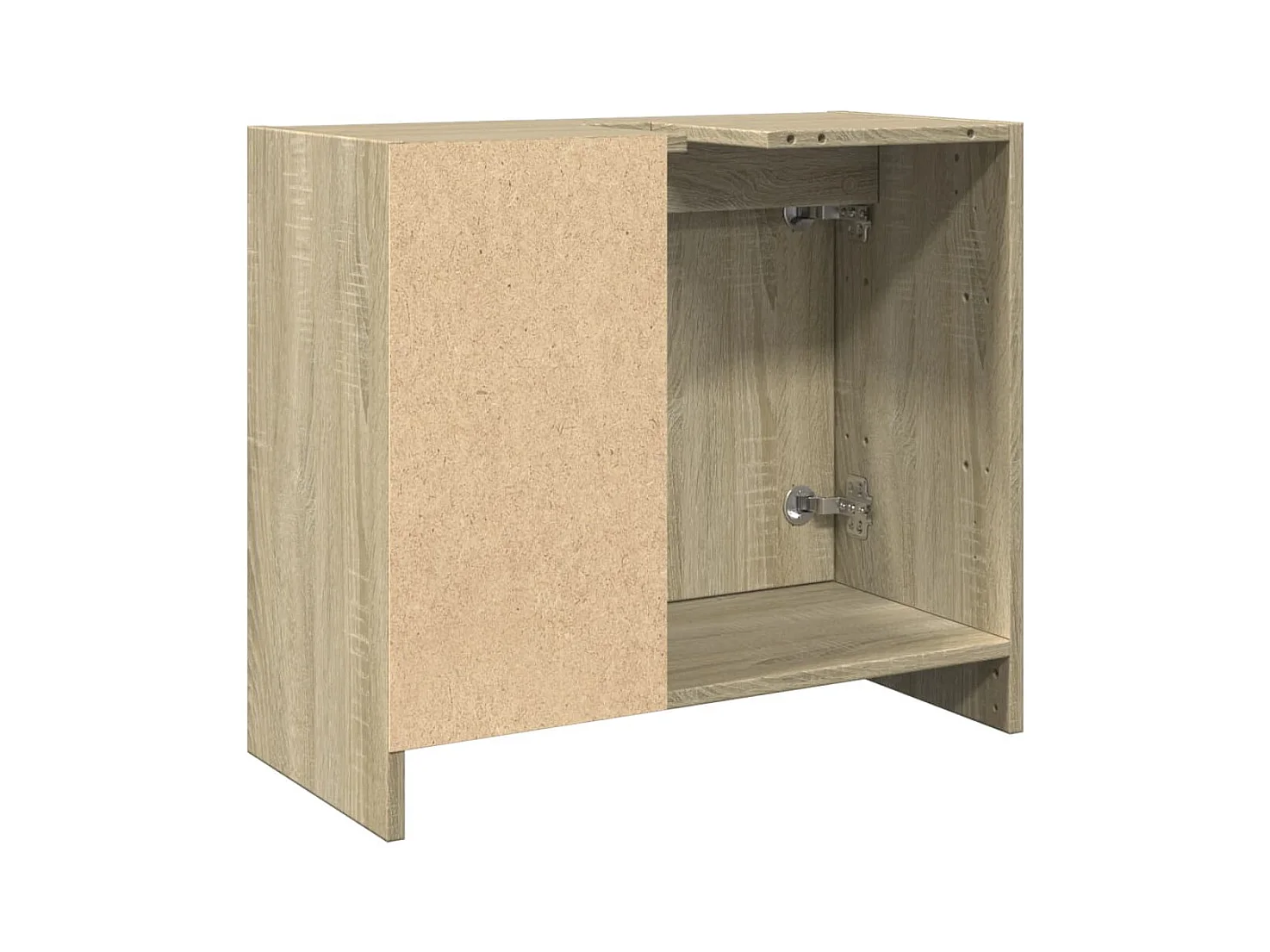 Armario de lavabo madera de ingeniería roble Sonoma 63x29x55 cm