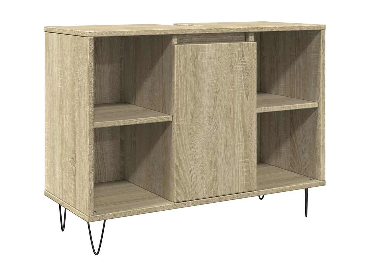 Mueble de baño madera de ingeniería roble Sonoma 80x33x60 cm