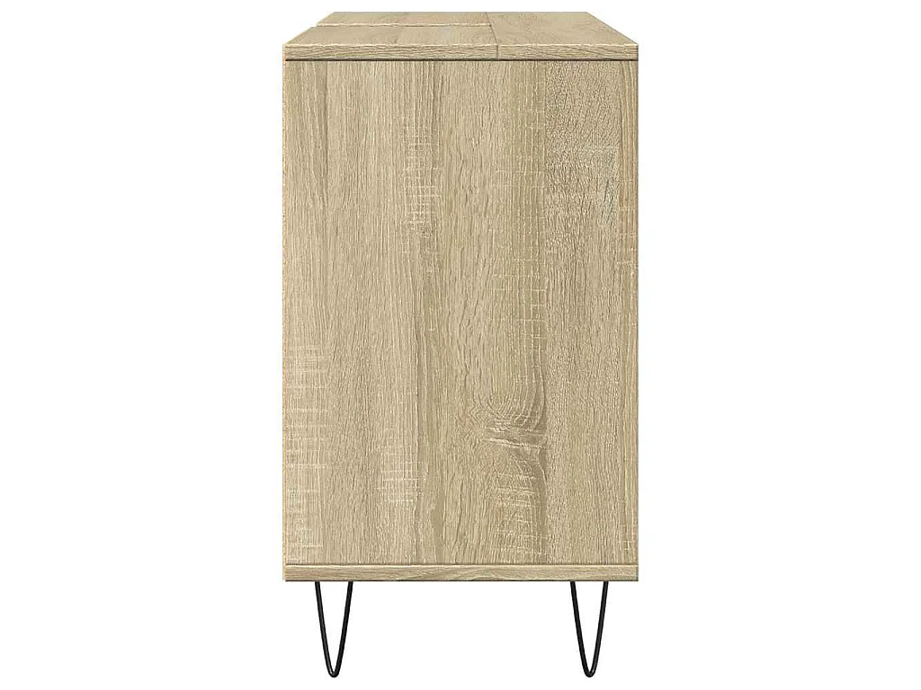 Mueble de baño madera de ingeniería roble Sonoma 80x33x60 cm