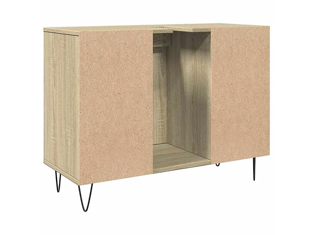 Mueble de baño madera de ingeniería roble Sonoma 80x33x60 cm