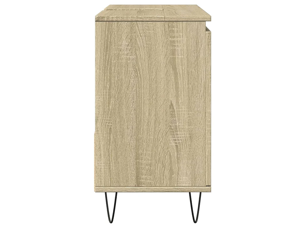 Armoire salle de bain chêne sonoma 65x33x60 cm