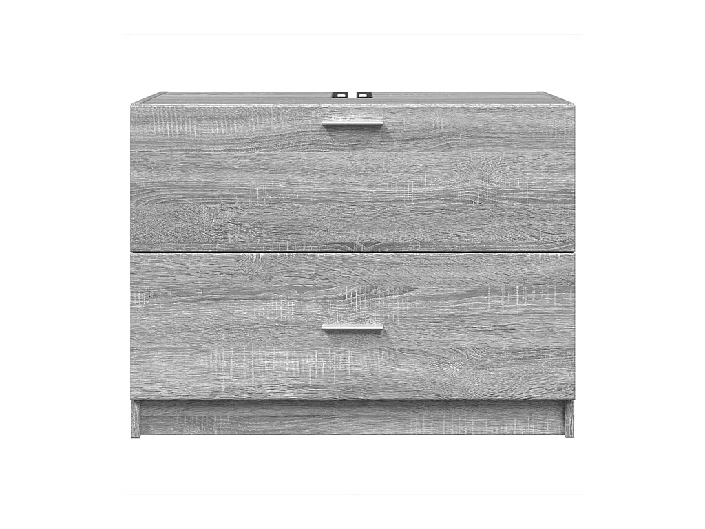 Armoire d'évier sonoma gris 78x37x59 cm bois d'ingénierie