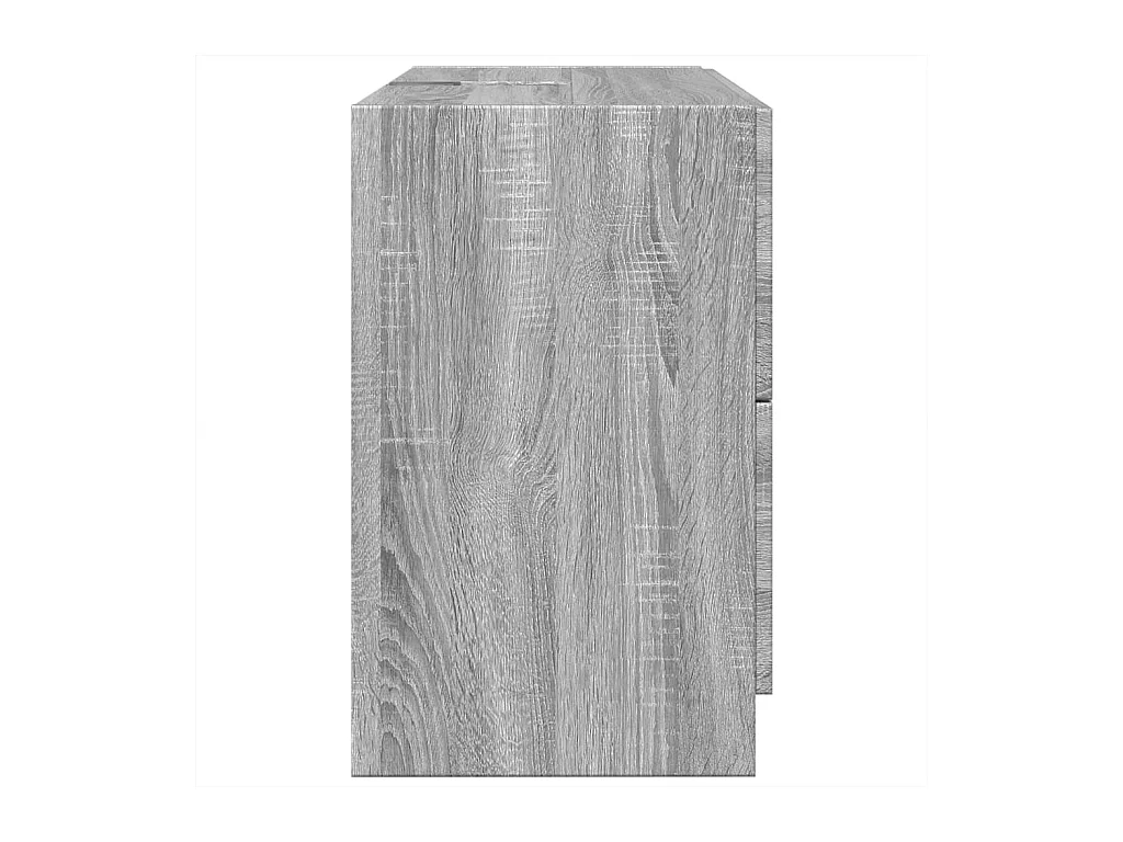 Armoire d'évier sonoma gris 78x37x59 cm bois d'ingénierie