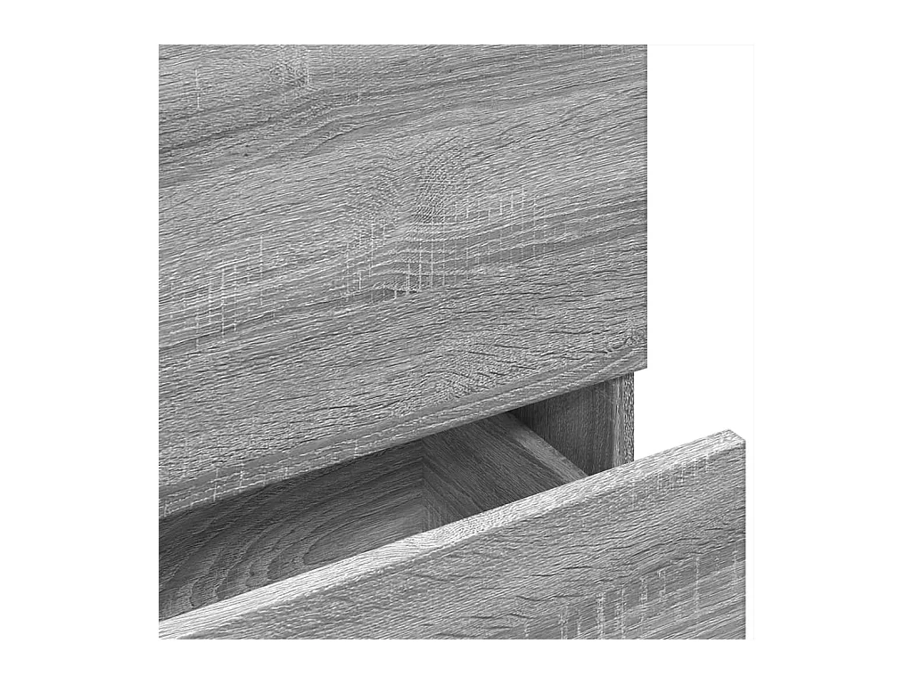 Armoire d'évier sonoma gris 78x37x59 cm bois d'ingénierie