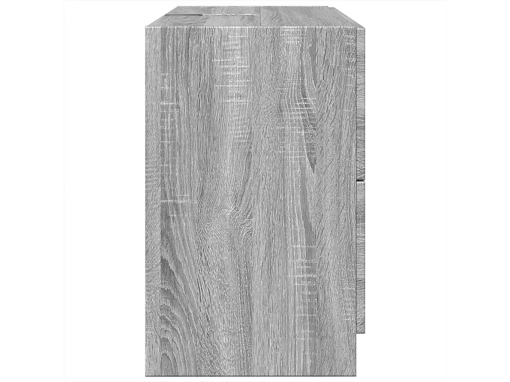 Armoire d'évier sonoma gris 78x37x59 cm bois d'ingénierie