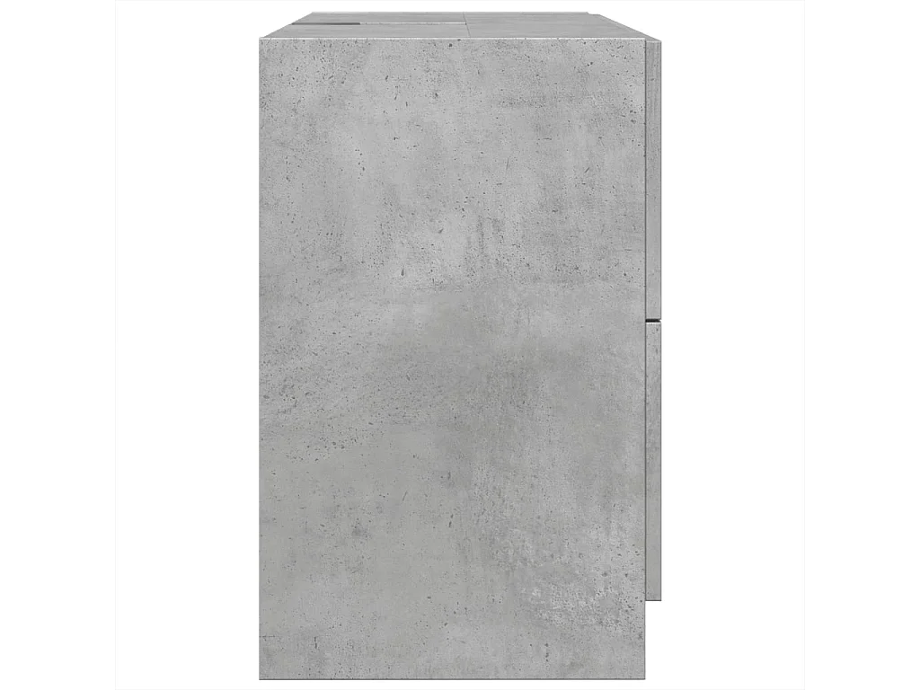 Armoire d'évier gris béton 78x37x59 cm Bois d'ingénierie