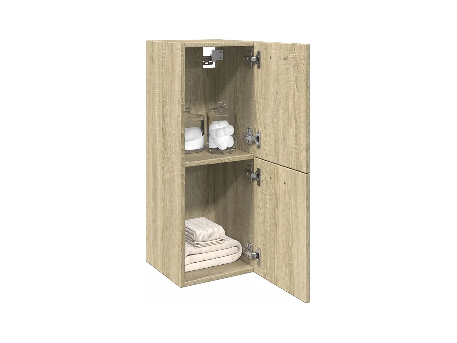 Armoire de salle de bain Chêne sonoma 30x30x80 cm Aggloméré