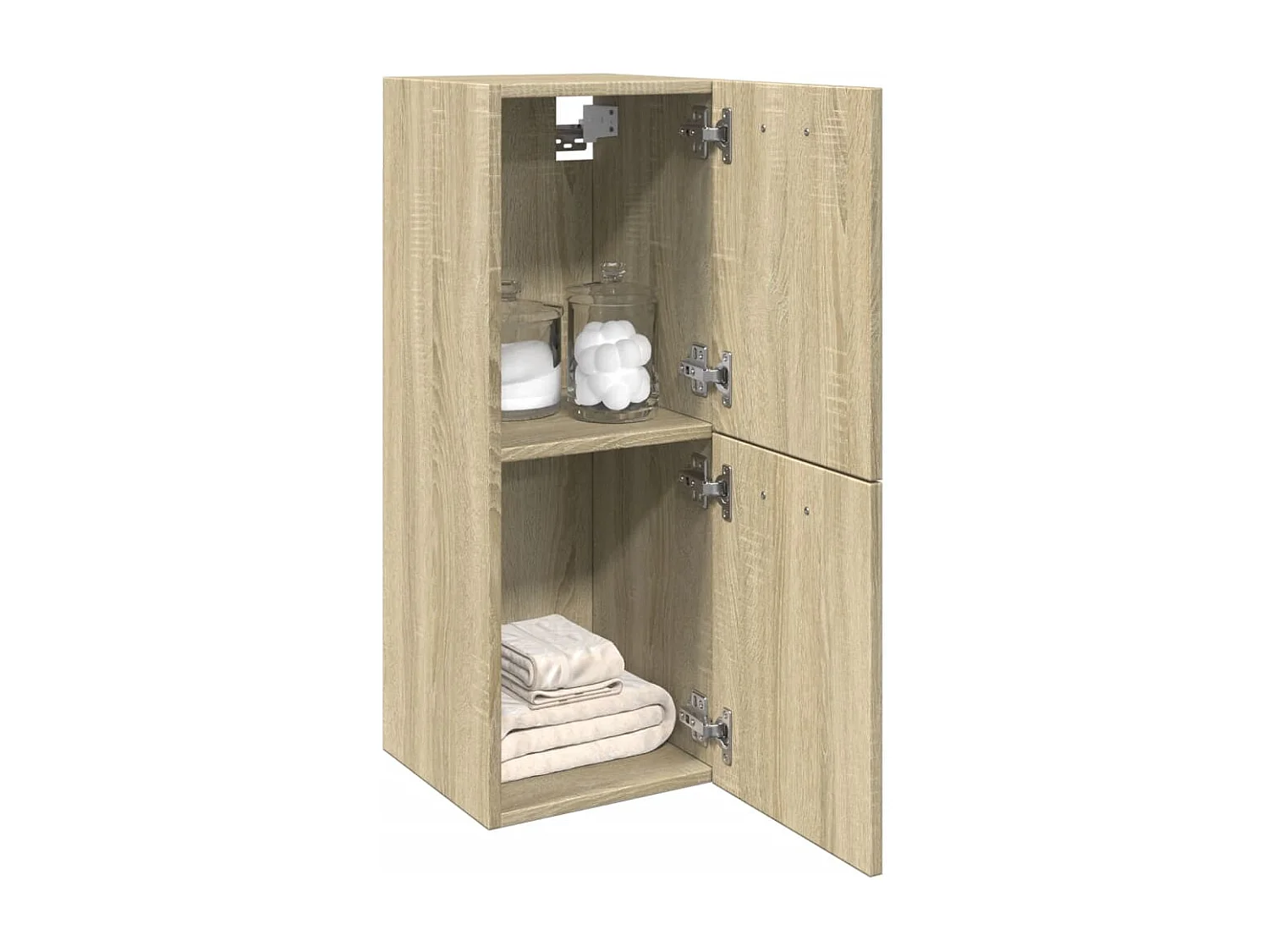 Armoire de salle de bain Chêne sonoma 30x30x80 cm Aggloméré