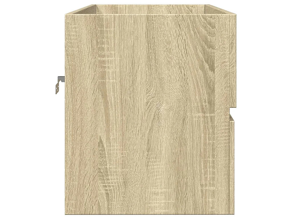 Armario lavabo madera de ingeniería roble Sonoma 80x38,5x45 cm