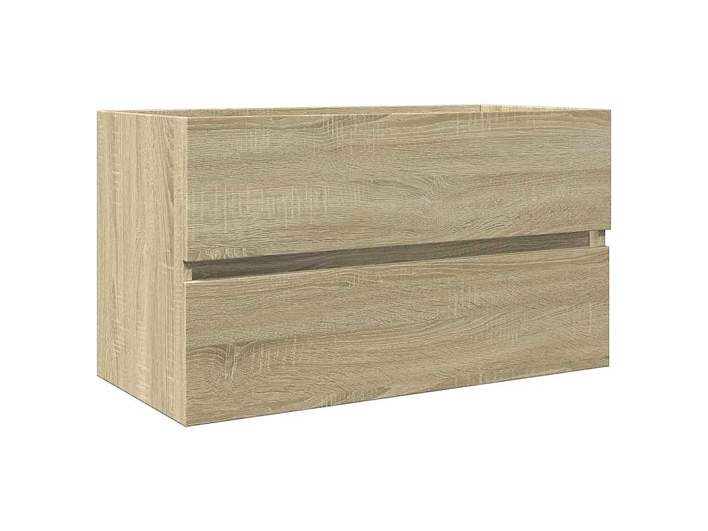 Armoire d'évier chêne sonoma 80x38,5x45 cm Bois d'ingénierie