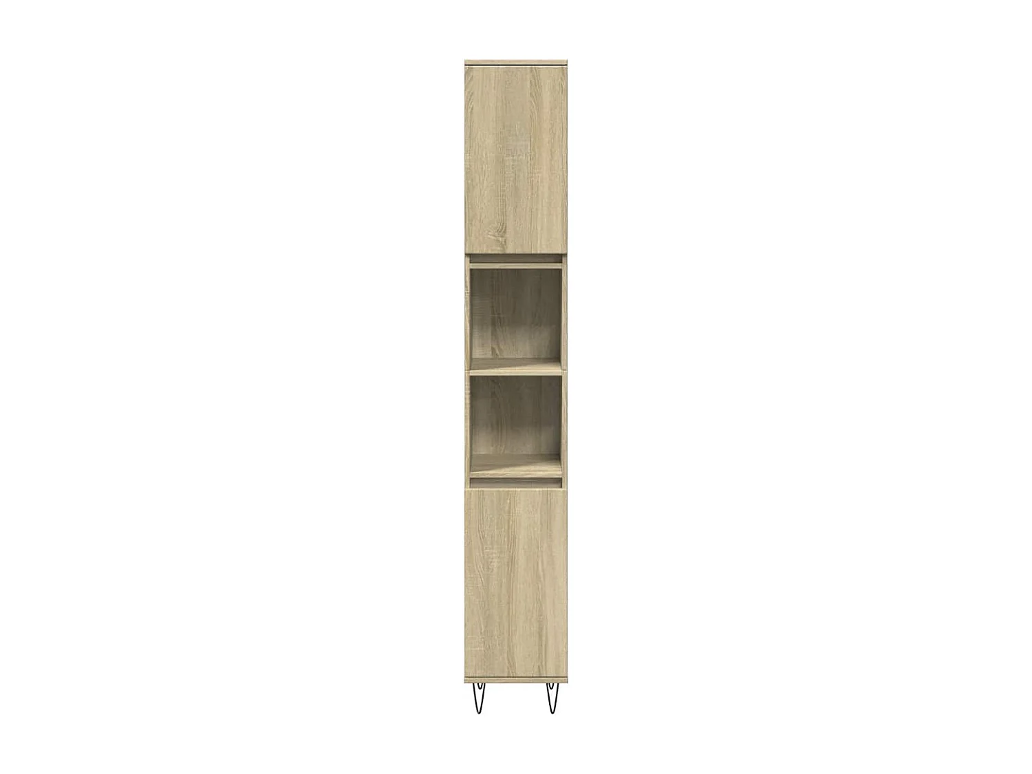 Armoire salle de bain chêne sonoma 30x30x190 cm
