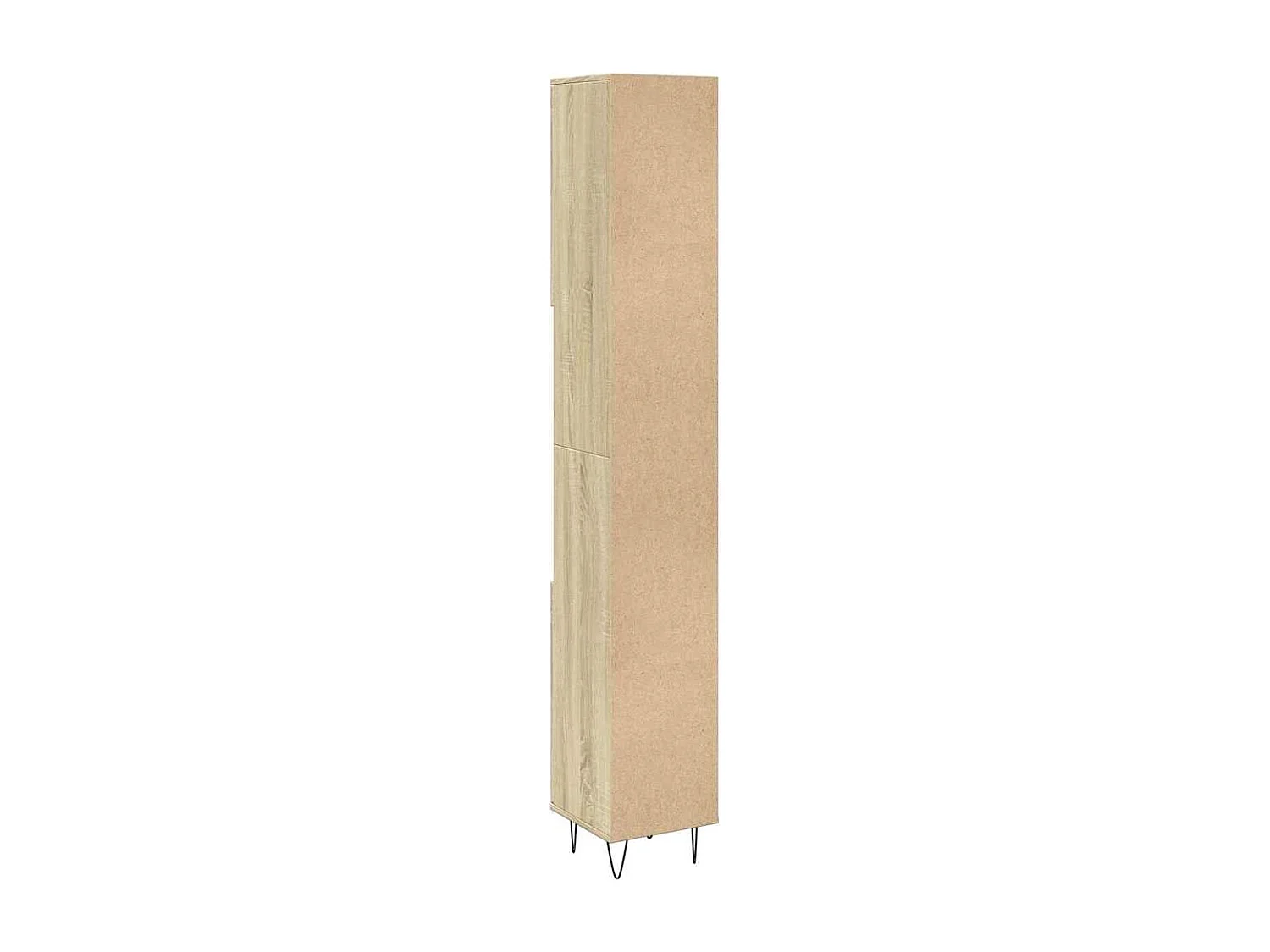 Armoire salle de bain chêne sonoma 30x30x190 cm