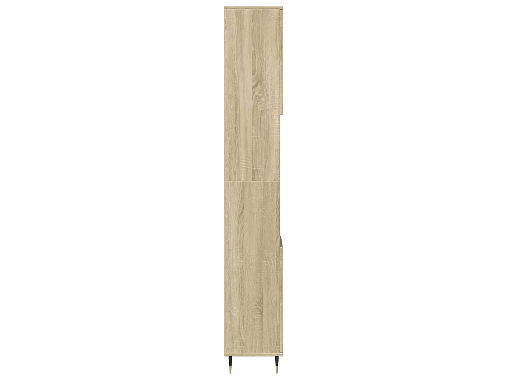 Armoire salle de bain chêne sonoma 30x30x190 cm