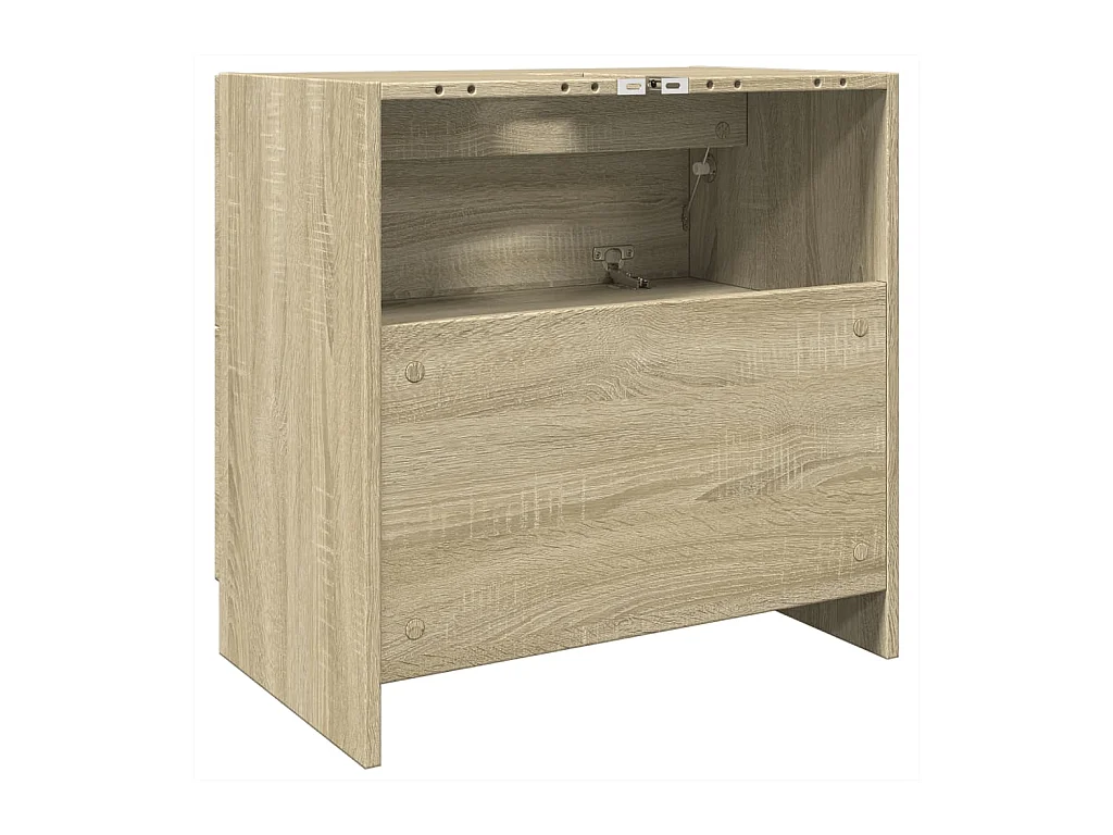 Armoire d'évier chêne sonoma 59x37x59 cm bois d'ingénierie