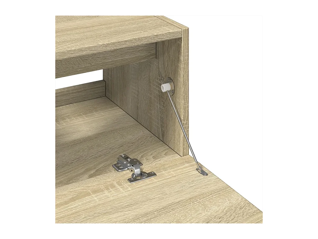 Armoire d'évier chêne sonoma 59x37x59 cm bois d'ingénierie