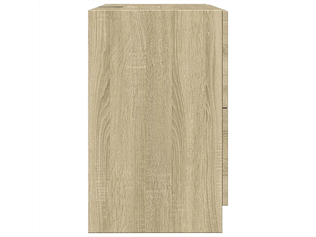 Wastafelkast 59x37x59 cm bewerkt hout sonoma eikenkleurig
