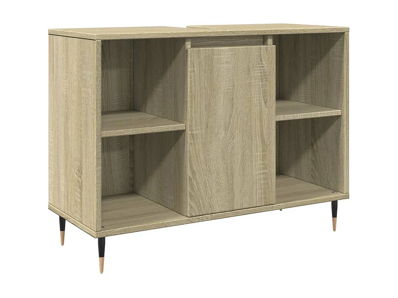 Mueble de baño madera de ingeniería roble Sonoma 80x33x60 cm