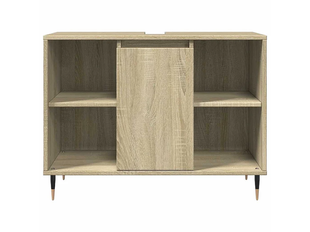 Mueble de baño madera de ingeniería roble Sonoma 80x33x60 cm
