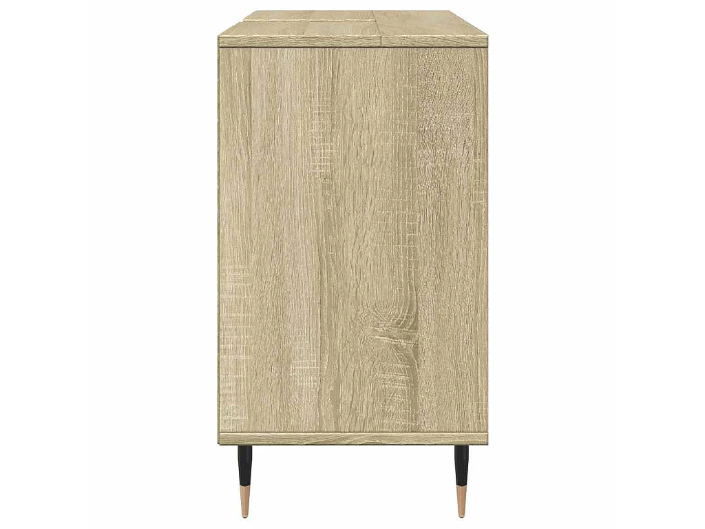 Mueble de baño madera de ingeniería roble Sonoma 80x33x60 cm