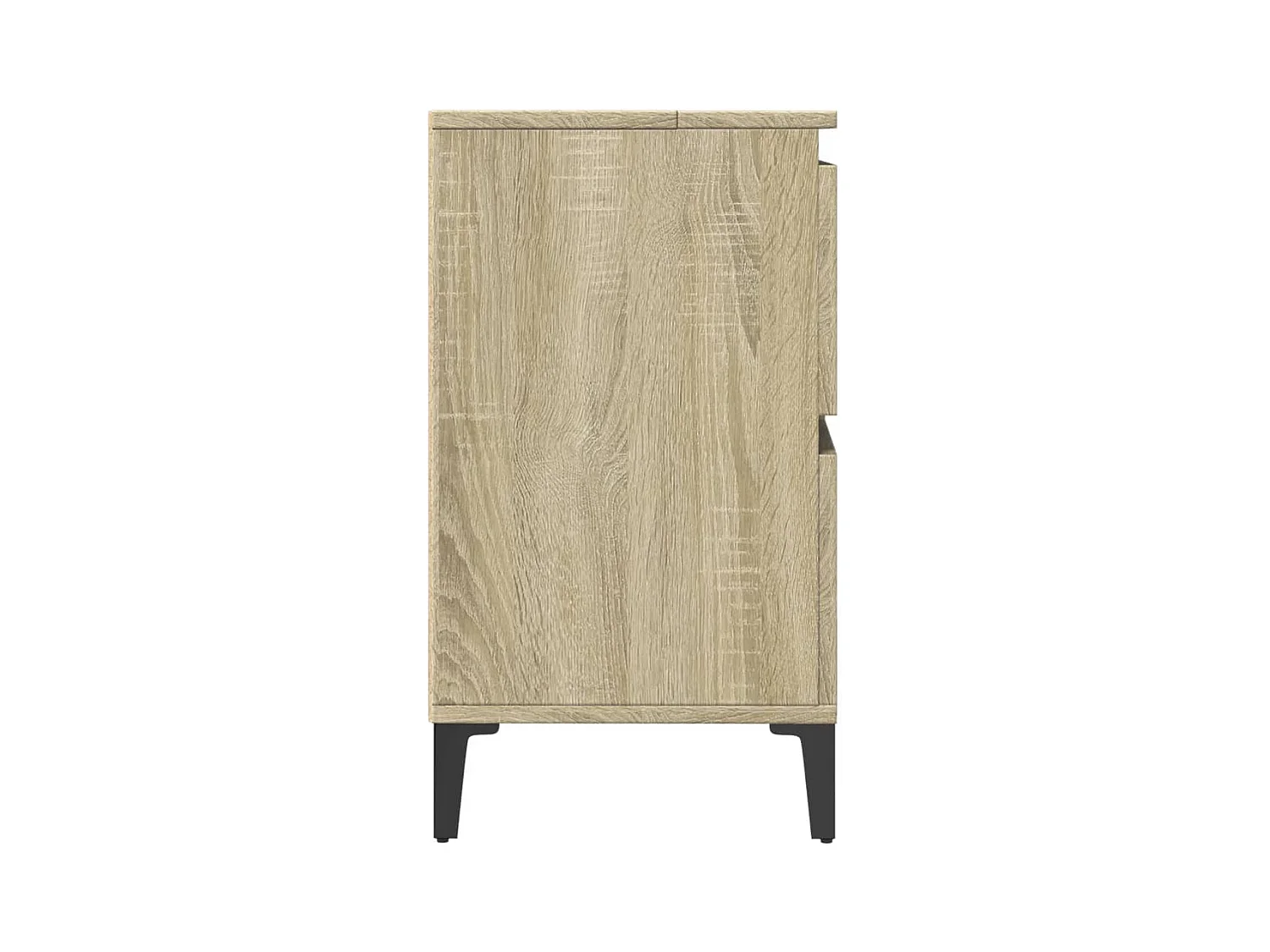 Meuble d'évier chêne sonoma 80x33x60 cm bois d'ingénierie