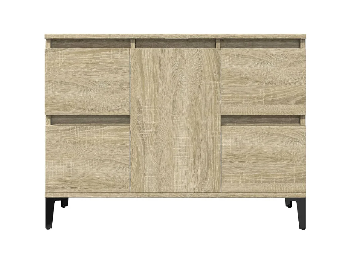 Meuble d'évier chêne sonoma 80x33x60 cm bois d'ingénierie