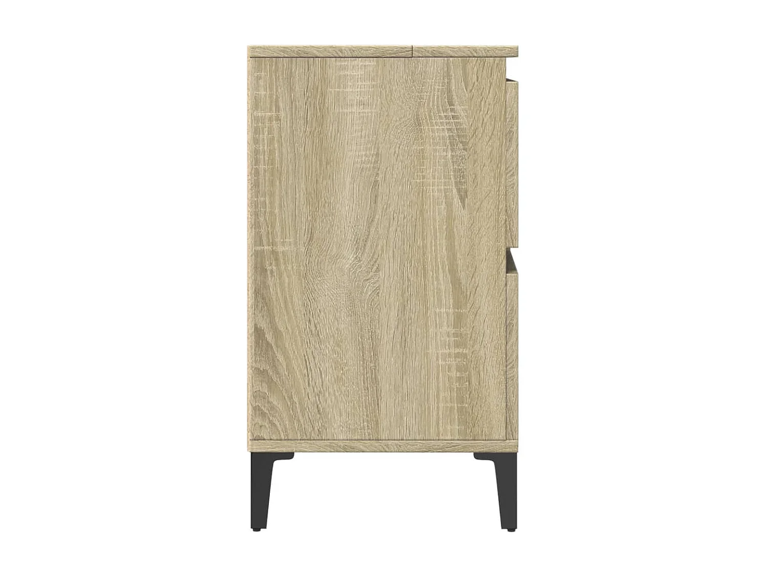 Armario de lavabo madera contrachapada roble Sonoma 80x33x60 cm