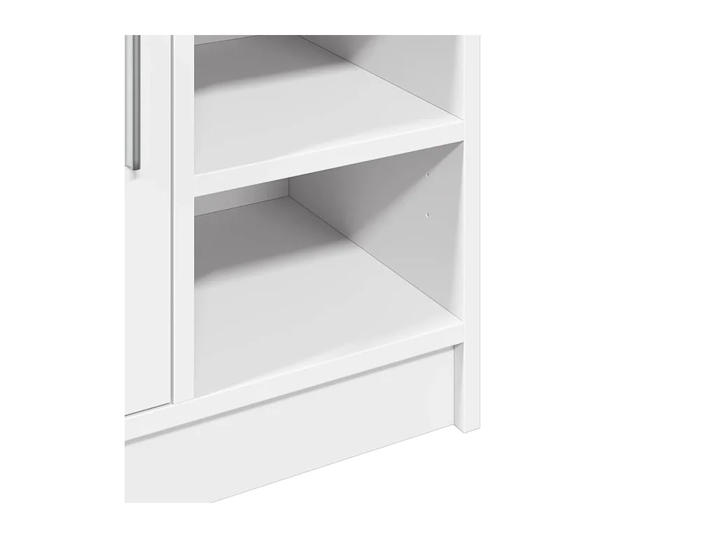 Wastafelkast 63x29x55 cm bewerkt hout wit