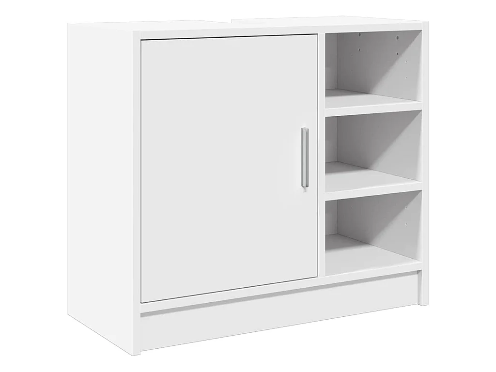 Armoire de lavabo blanc 63x29x55 cm bois d'ingénierie